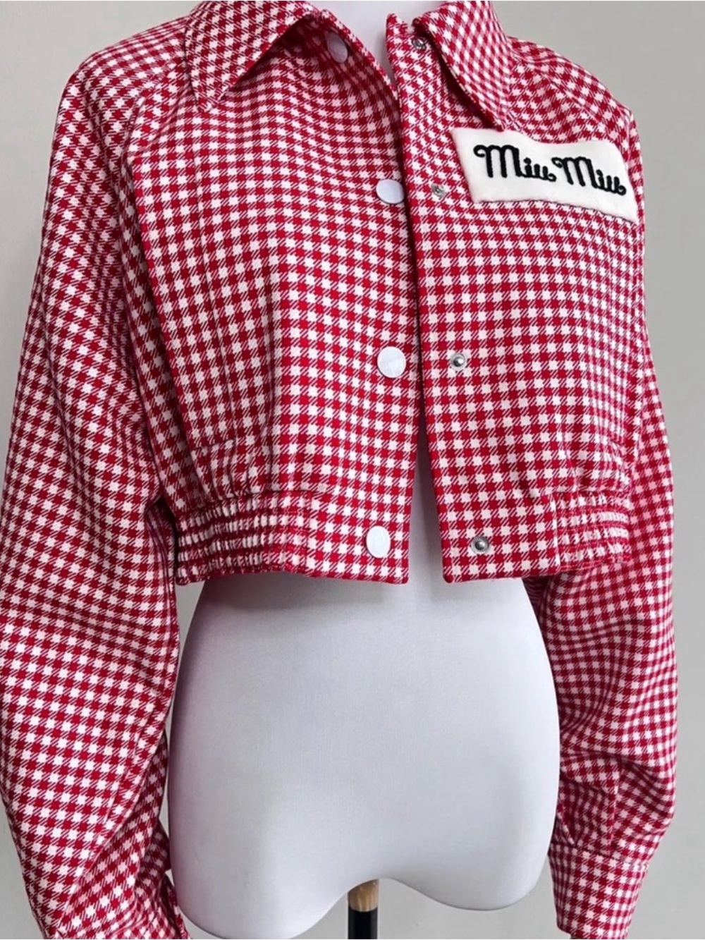 NOT FOR SALE Miu Miu Cropped Shirt Jacket LOOKING 2 PURCHASE COMMENT IF YOU HAVE